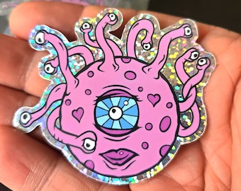 Beauty is in the Eye of the Beholder 2.5 Inch Vinyl DnD Sticker