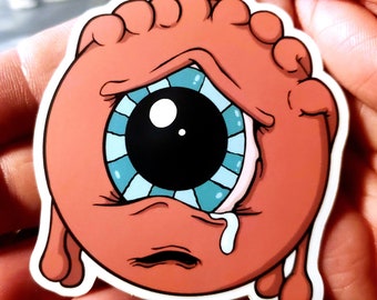 Sad Beholder 3" Vinyl DnD Sticker