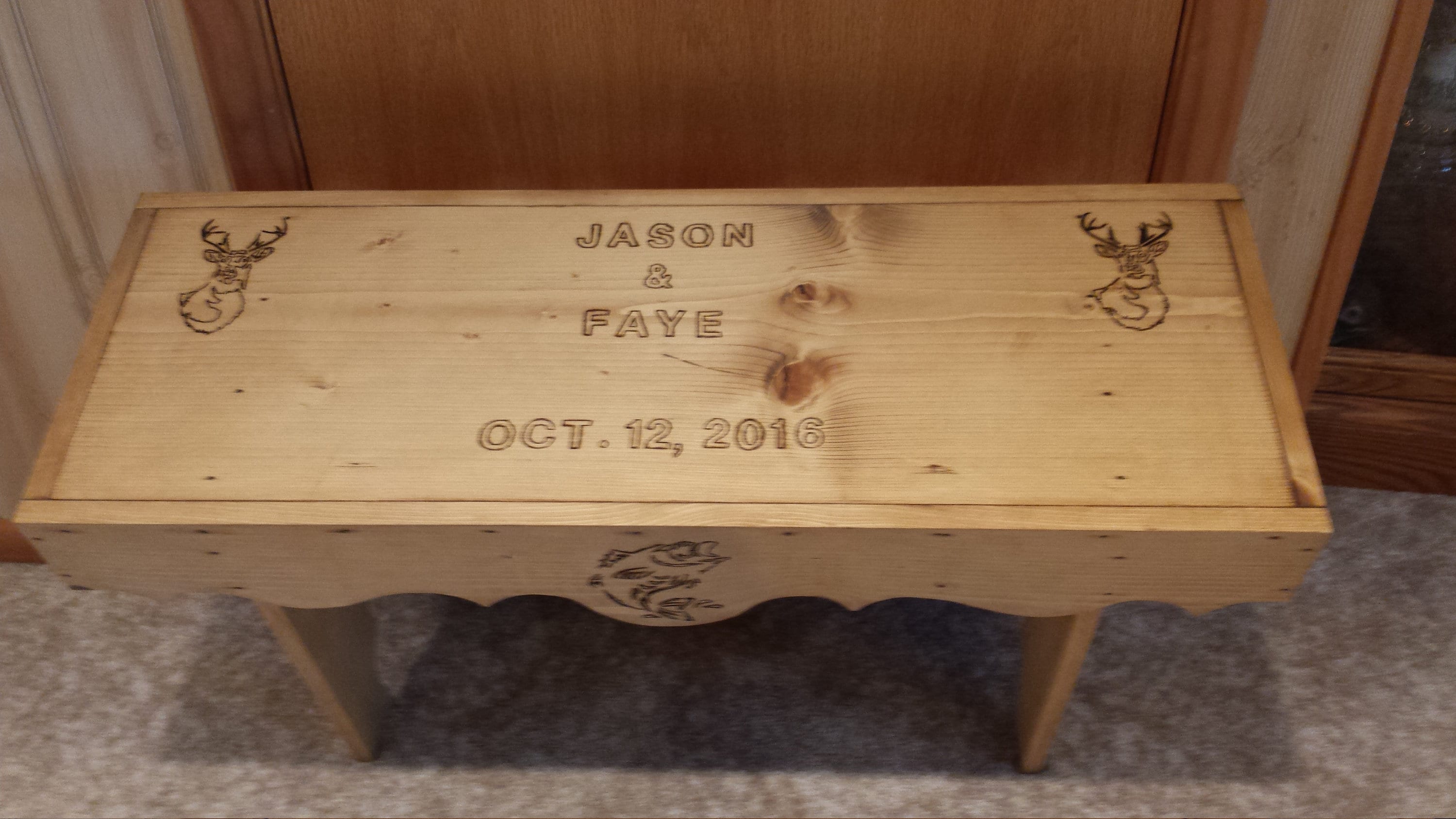 Wedding Signature Bench Etsy