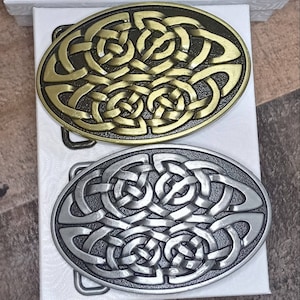 Celtic Viking Belt Buckle Medieval Renaissance