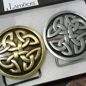 Celtic Viking Belt Buckle Medieval Round Norse Renaissance