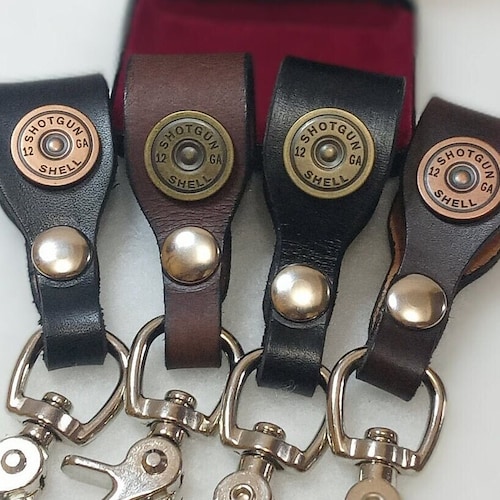 Shotgun Shell Keychain Key Fob Etsy