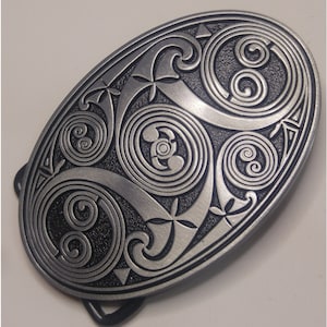 Viking Celtic Belt Buckle Medieval Norse Renaissance Oval