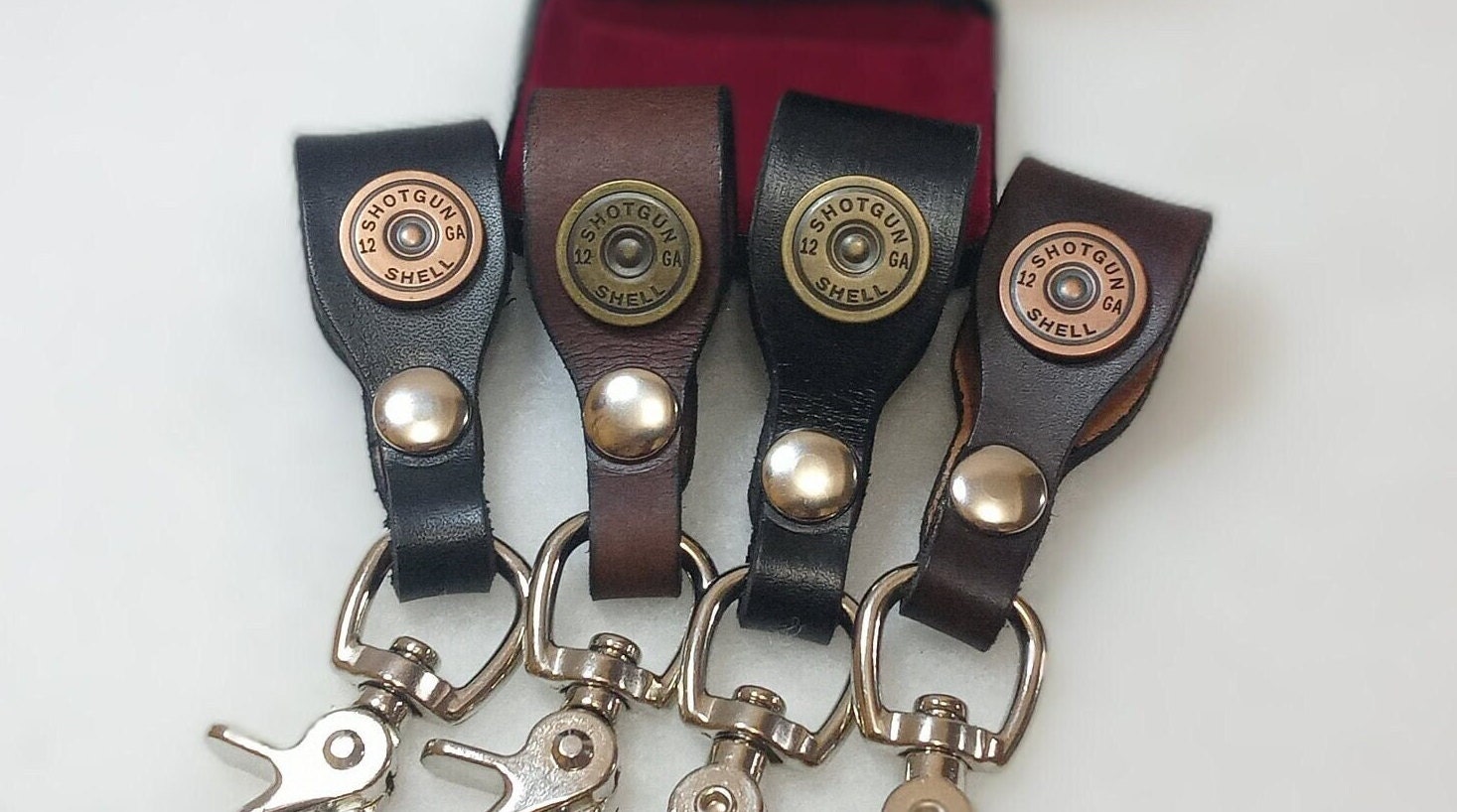 Cowhide Keychain Wristlet – Southern Belles and Shotgun Shells