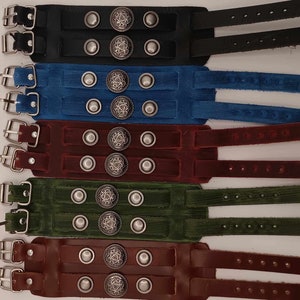 Leather Cuff Celtic Viking LARP Bracelet Cuff Wristlet Bracer