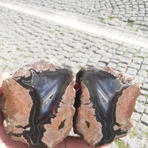 Turkish Thunderegg polisheed pair