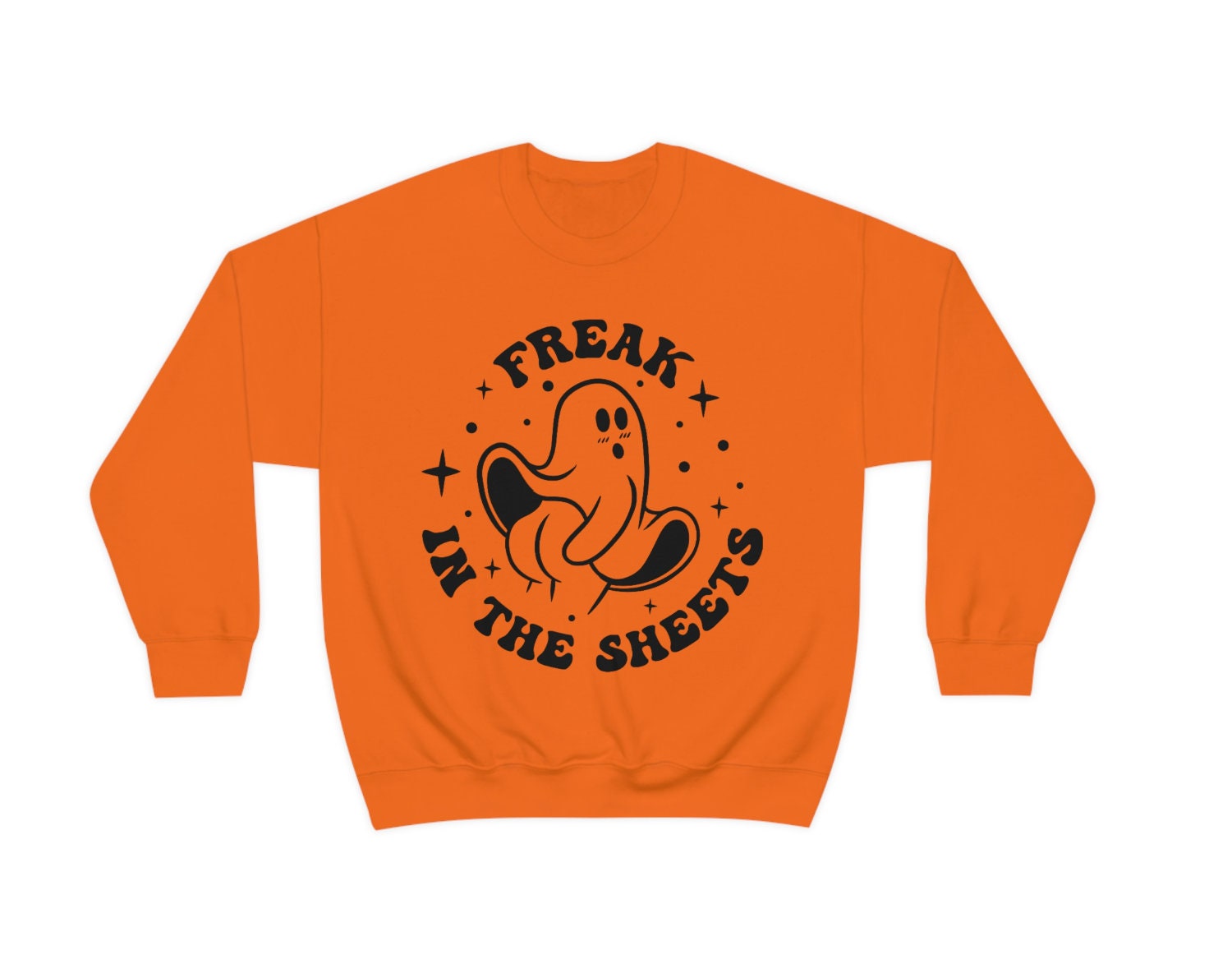 Funny Halloween Sweater Freak in the Sheets Ghost Halloween Etsy
