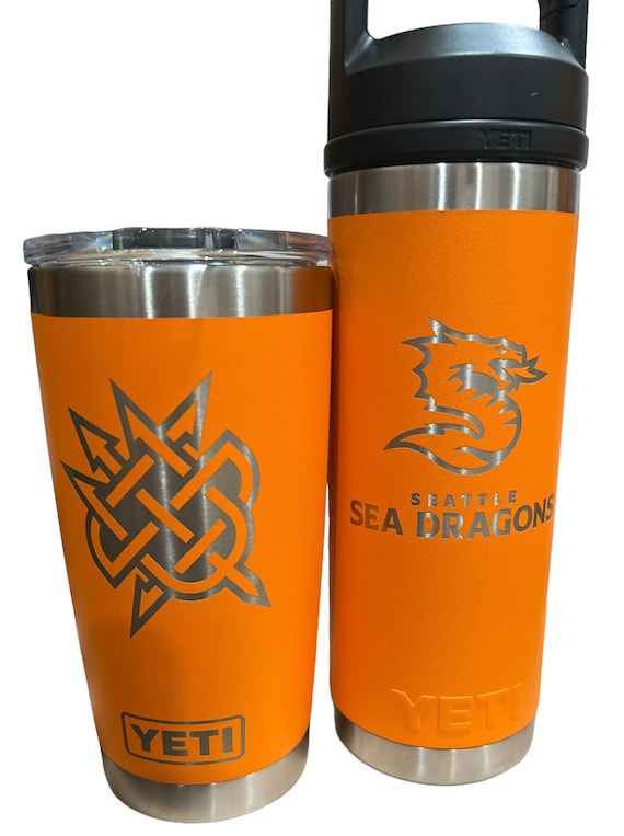 Customizable King Crab Orange YETI Bottles-laser Engraved - Etsy