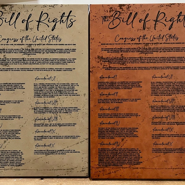 Bill Of Rights Poster Etsy Bill Of Rights Poster Etsy