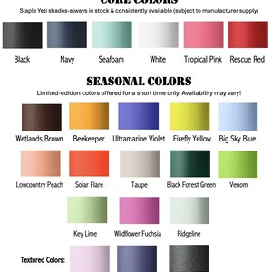 Yeti Rambler Wine Tumblers - Customizable Laser Engraved image 2