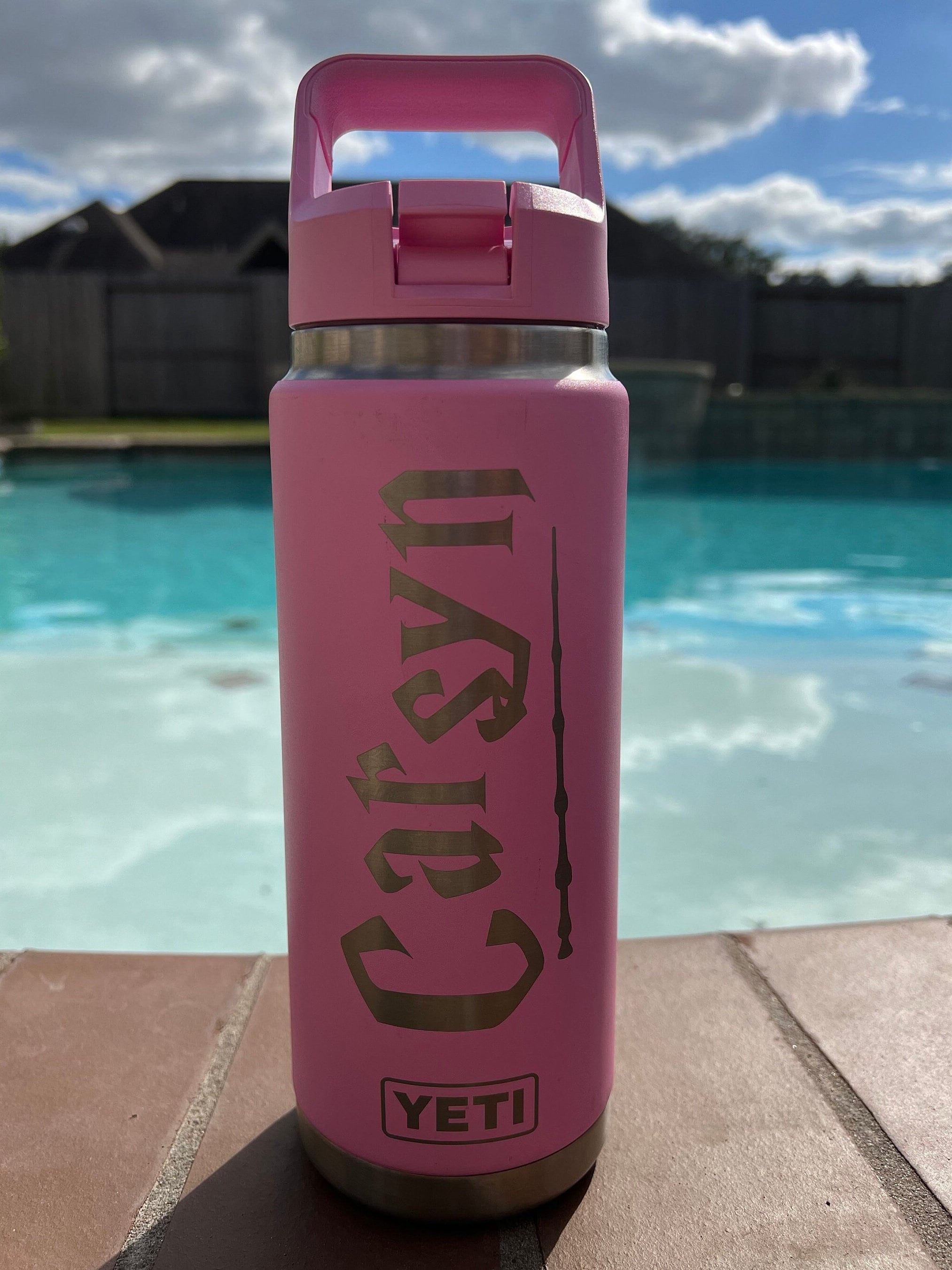 Customizable Power Pink YETI Ramblers-laser Engraved - Etsy