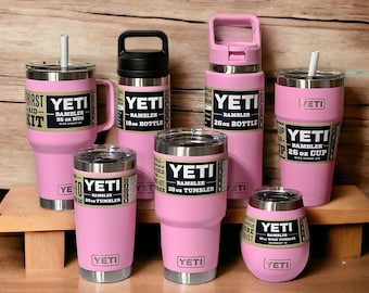 Customizable Power Pink YETI Ramblers-laser Engraved - Etsy Customizable Power Pink YETI Ramblers-laser Engraved - Etsy
