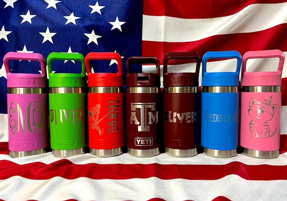 Yeti Rambler Jr Customizable Laser Engraved Water Bottle