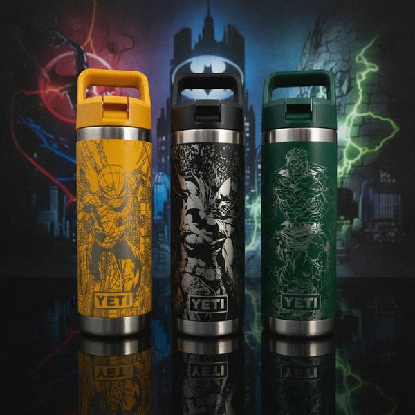 Superhero personalized Yeti