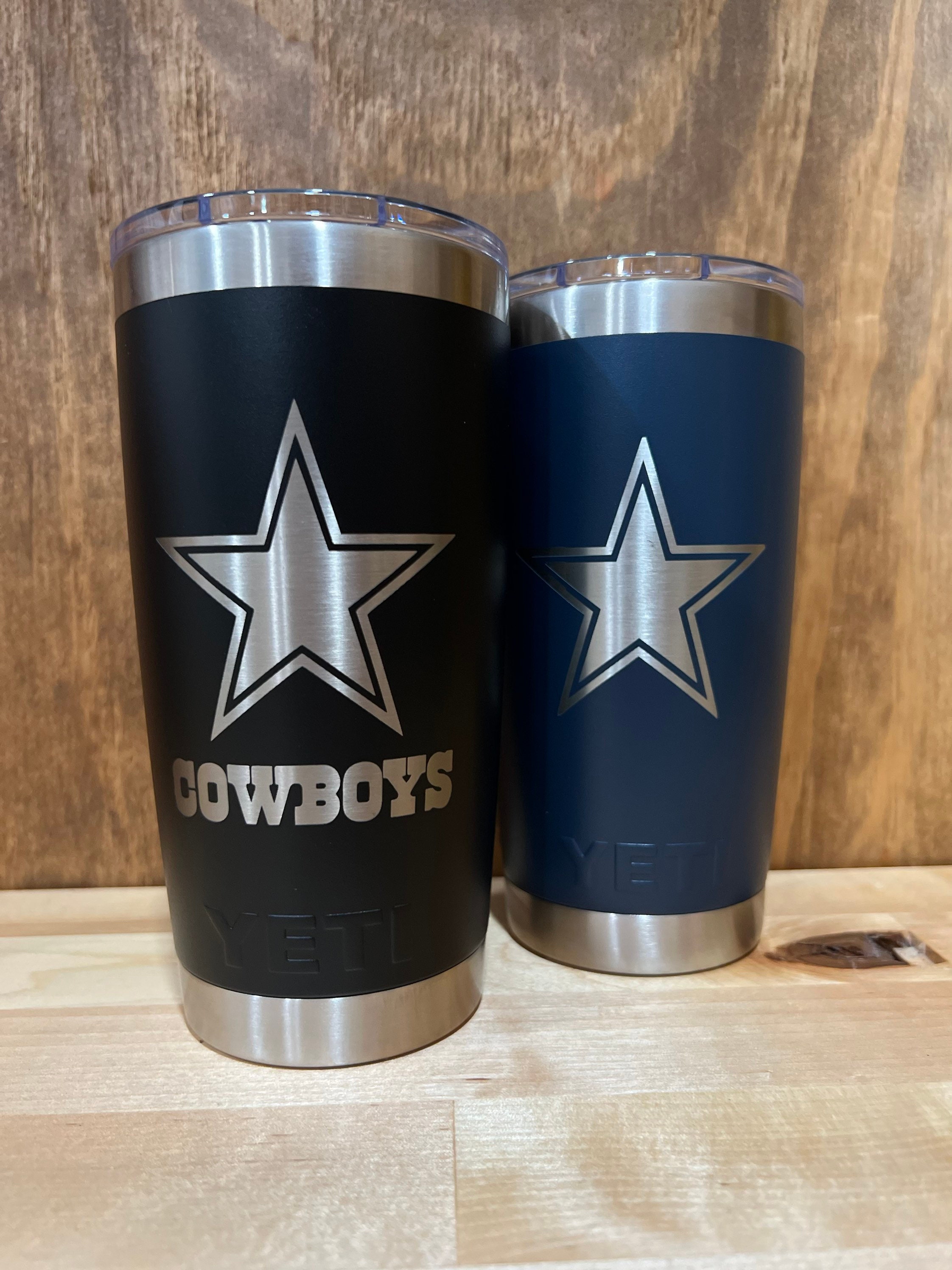 Dallas Cowboys Personalized Custom Engraved Tumbler cup - YETI 20oz or 30oz