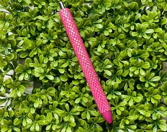 Rhinestone pen, Pink Rhinestone Pens, Bling Pens, Ball point, Custom pen , Teacher gift, Refillable, Retractable pens, Pink Pen