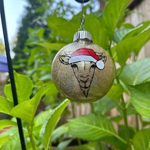 Ziege Weihnachtsverzierung, Ziege Liebhaber Weihnachtsverzierung, Ziege, Ziege Weihnachtsverzierung, Ziege Mama Geschenk, Ziege Besitzer Geschenk