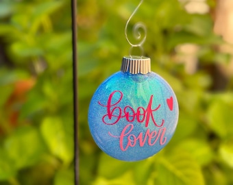 Book Lover Christmas Ornament, Book Christmas Ornament, Book Lover Gift, Book Christmas Ornament, Book Christmas gift, Librarian ornament