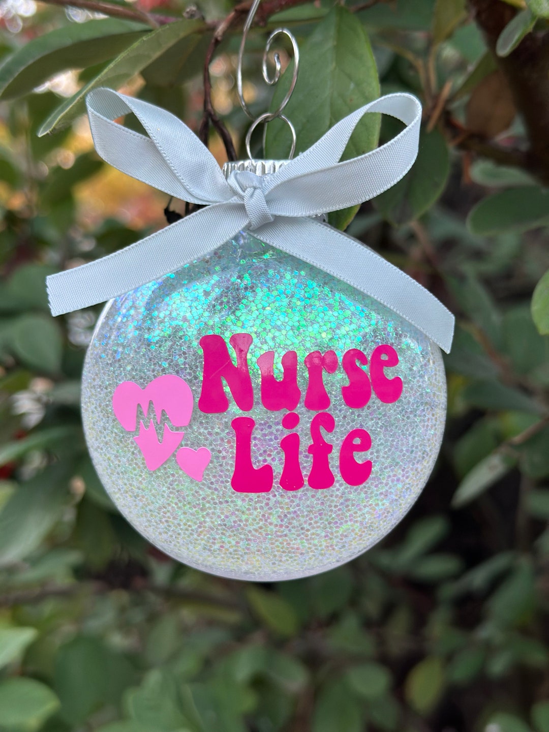 Nurse Life Christmas Ornament Personalized Nurse Christmas Etsy