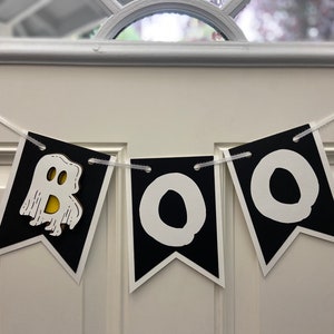 Halloween Banner, Boo Banner, Halloween Boo Banner, Halloween Banner, Halloween décor, Halloween party banner, Halloween ghost banner, Ghost