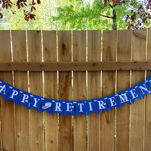 Happy Retirement Banner, Retirement Party Decorations, Retirement Banner, Happy Retirement, Custom Retirement Banner, Postman retirement