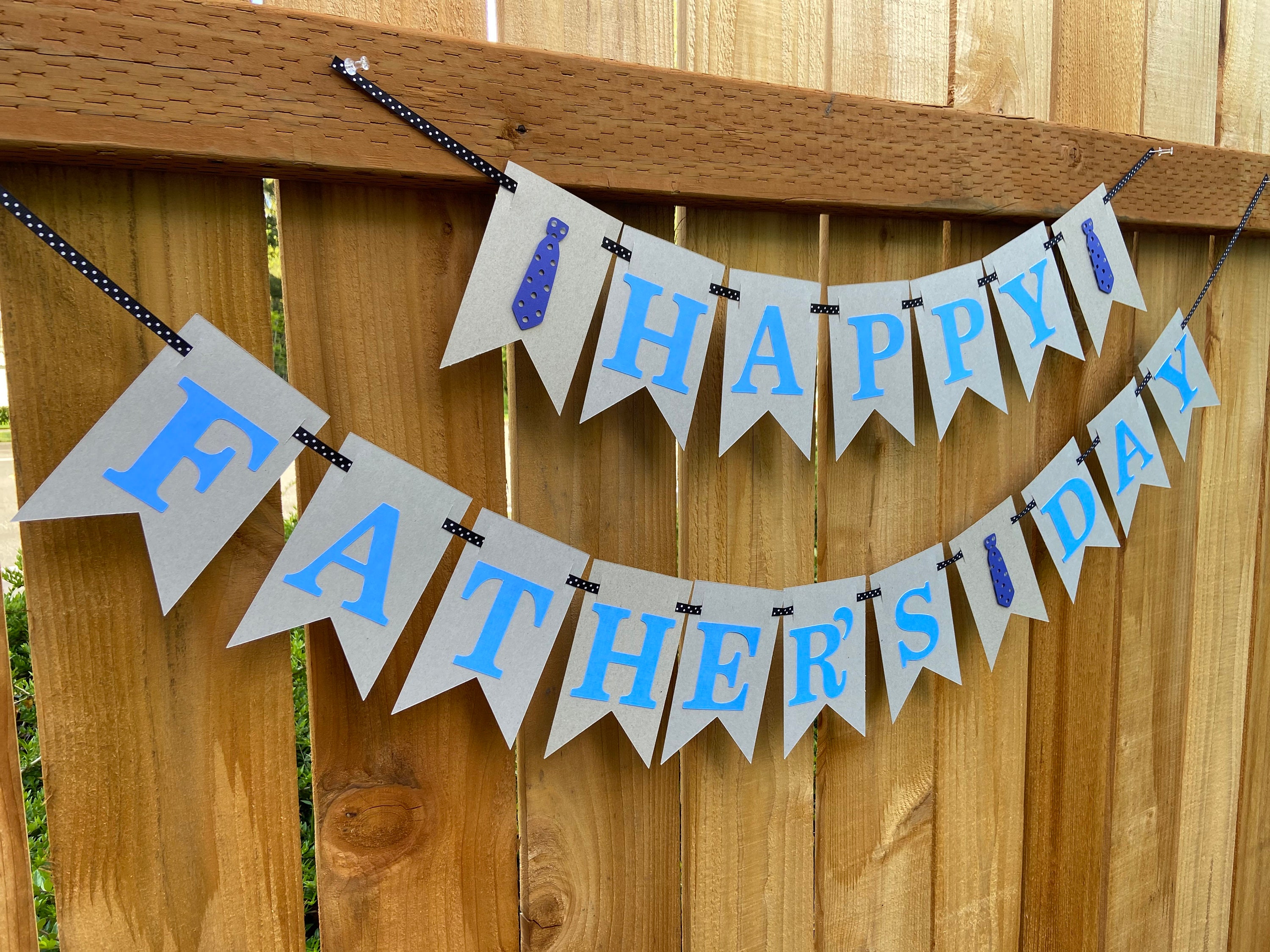 Happy Father's Day Banner Father's Day Garland - Etsy