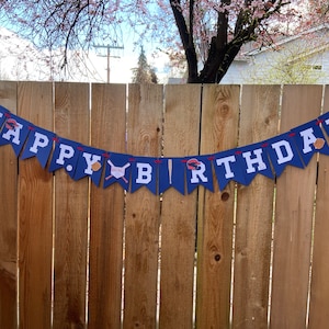 Baseball Happy Birthday Banner, Happy Birthday Banner, Happy Birthday Baseball Banner, Personalized Birthday Banner, Baseball Party Decor