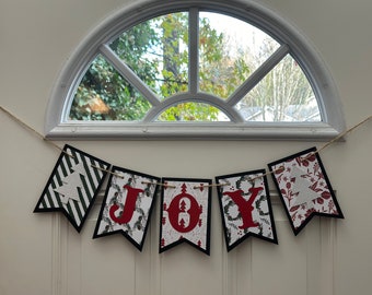 Christmas banner, Joy Banner, Joy garland, Winter Banner, Joy Garland, Festive winter banner, Holiday décor, Winter décor, Joy décor