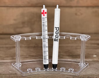 Medical Syringe Glitter Pen, Personalized Nurse Doctor Gift