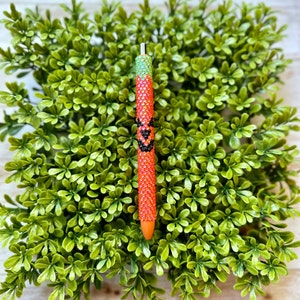Halloween Rhinestone Pen, Halloween Pumpkin Pen, Pumpkin Pen, Halloween Pen, Jack-o-lantern Pen, Rhinestone Pen, Bling pen, Rhinestone Pen