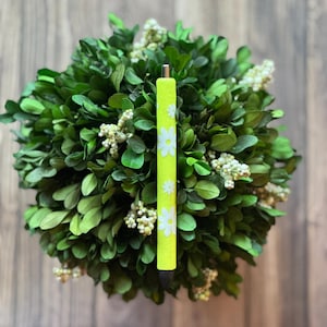 Daisy pen, Refillable Pen, Glitter Pen, Daisy Glitter pen, Yellow Daisy Pen, Glitter Pens, Summer Glitter pen, Cute Summer Pen