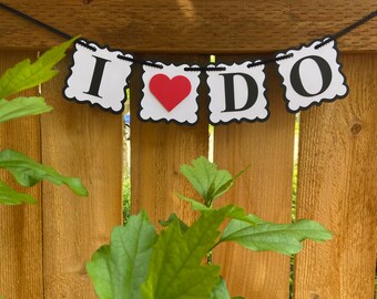 I Do Banner, Wedding Shower Decor, Photo Backdrop