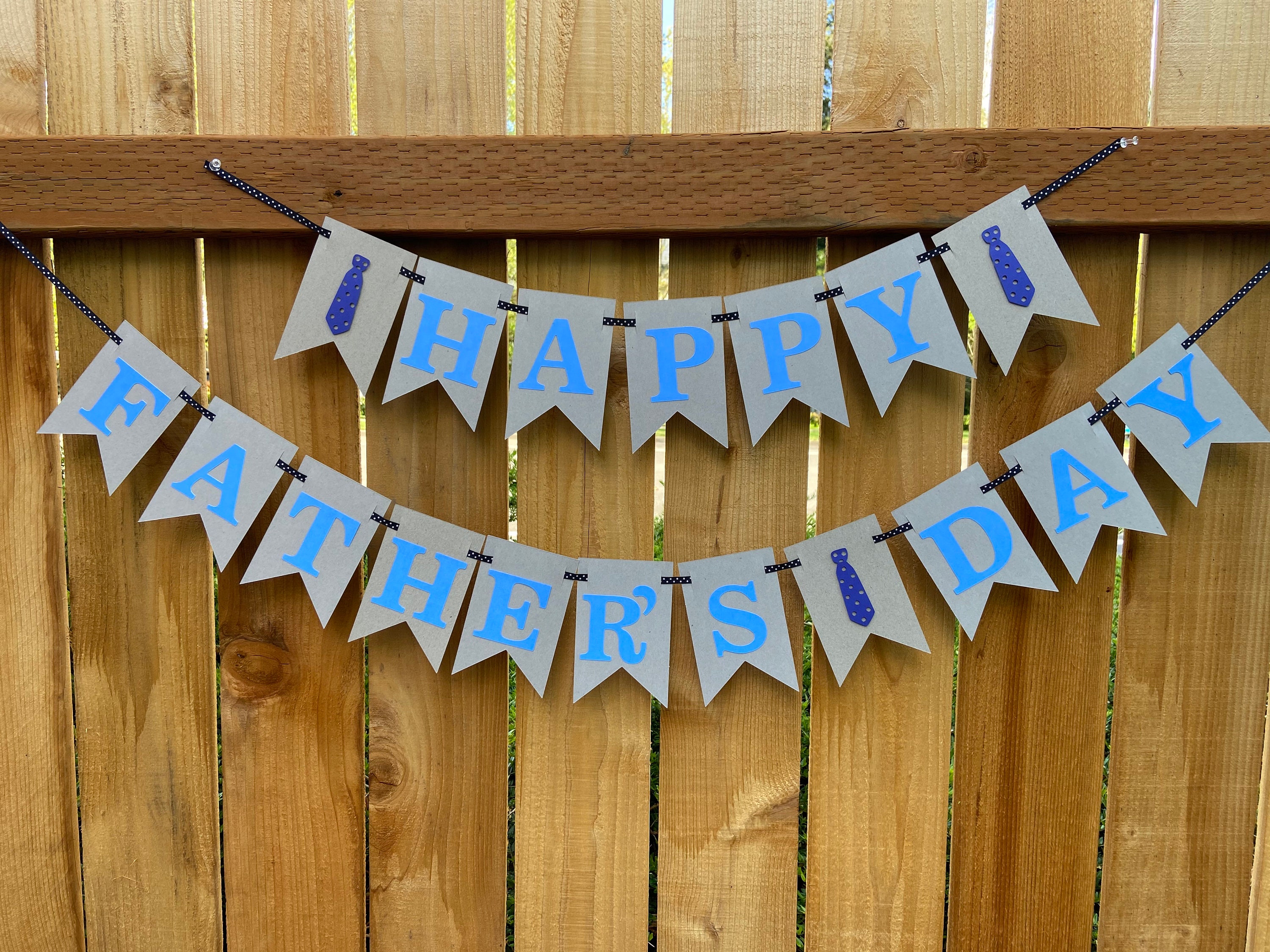 Happy Father's Day Banner Father's Day Garland - Etsy