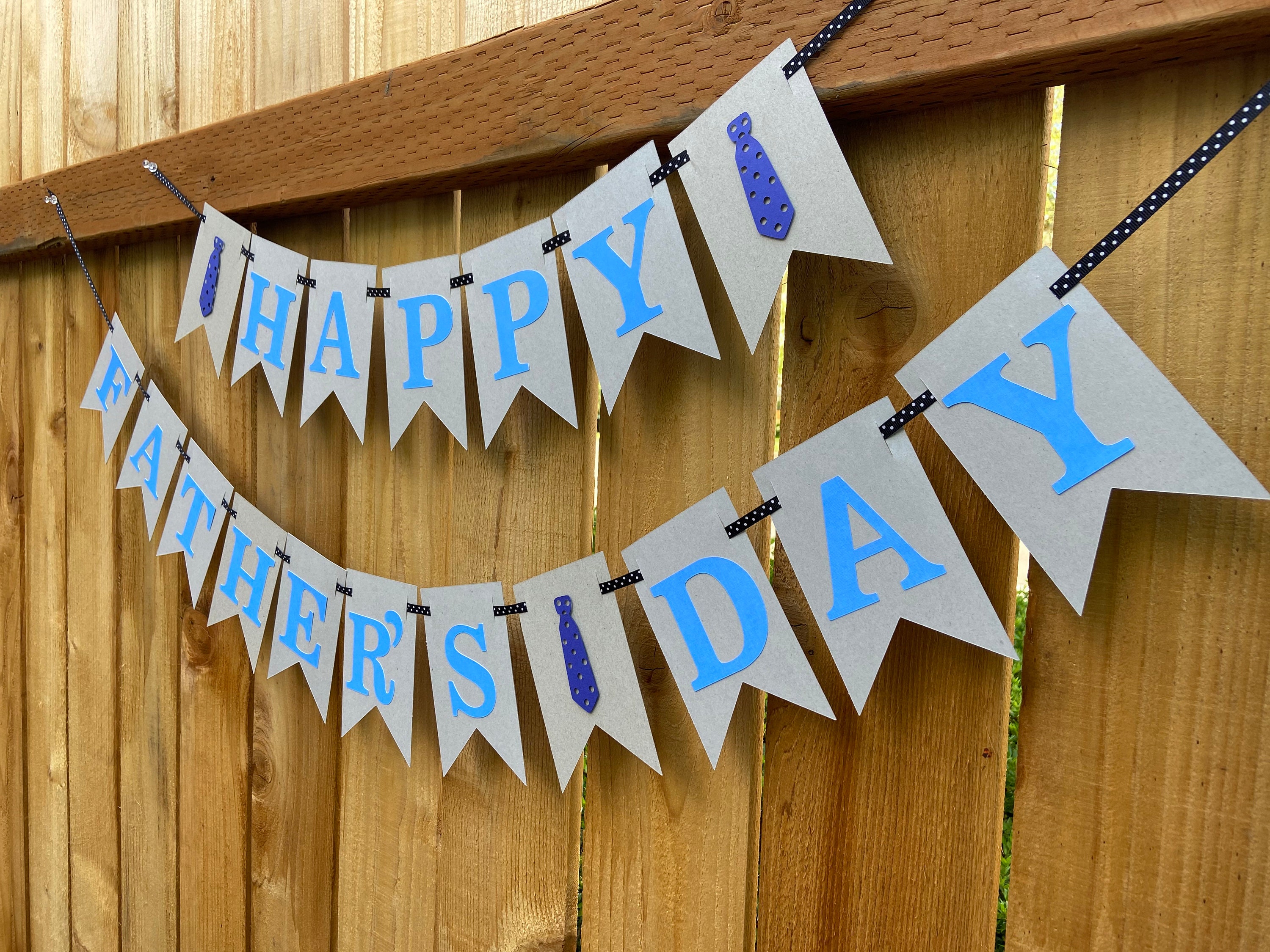 Happy Father's Day Banner Father's Day Garland - Etsy