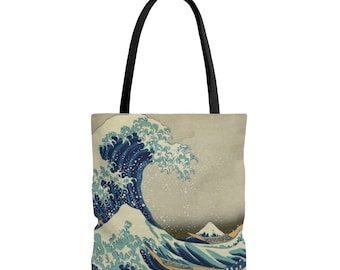 Ukiyoe Ukiyo-E Print Japanese Art Womens Fashion Large Shoulder Bag Handbag Tote Purse for Lady