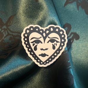 Weeping Heart Sticker