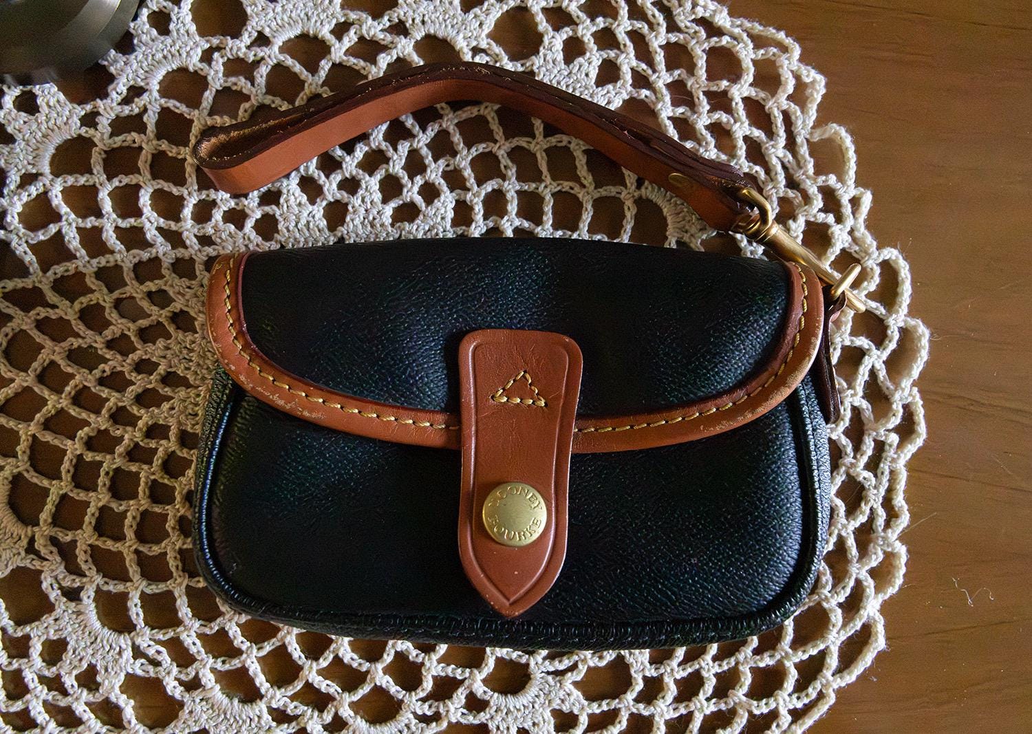 Vintage Dooney and Bourke All Weather Leather - Etsy