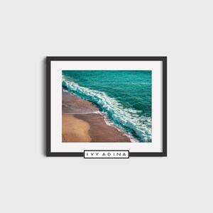 Summer Beach Waves, Ocean Waves Photography, Wall Décor, Printable Wall Art, Digital Prints, Downloadable Art Print