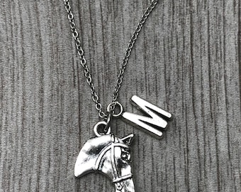 Personalized Horse Necklace • Pet Horse Jewelry • Racing Horse Pendant • Equestrian Gift Ideas • Horse Lover Charm Necklace