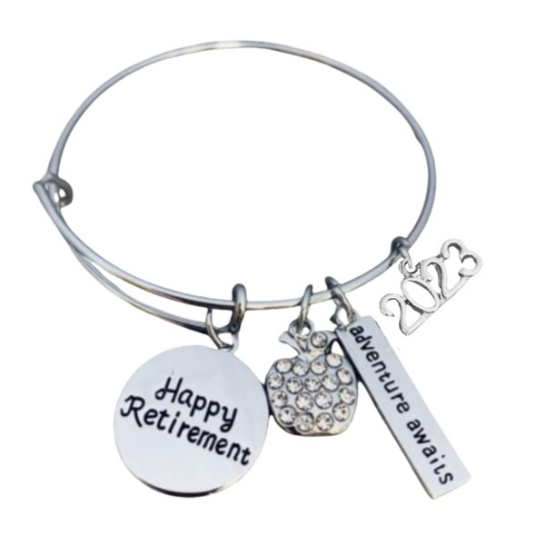 Retirement Bracelet Etsy
