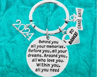 Dance Graduation Gift, Girls 2024 She Believed She Could Charm Graduate Jewelry, Dancer Senior Gift, Dance Bracelet, Graduation Gift