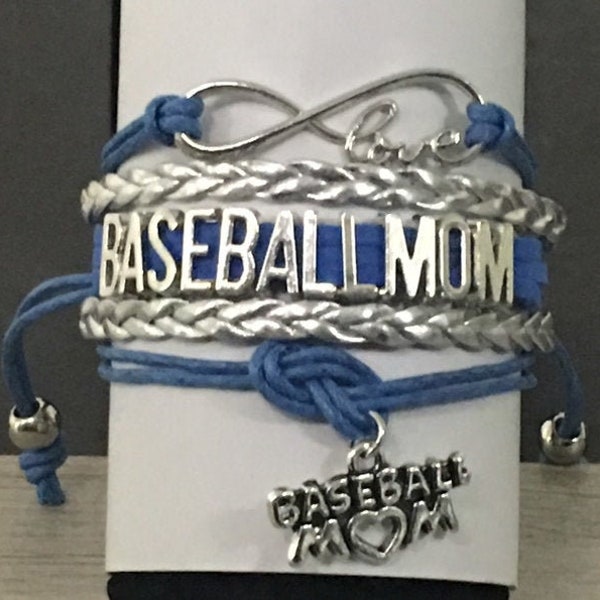 Baseball Mom Bracelet, Baseball Mom Jewelry, Baseball Mom Gift, Baseball Mom Bangle, Sports Mom, Gift for Mom, Mom Bracelet, Player Mom Gift