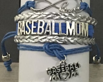 Baseball Mom Bracelet, Baseball Mom Jewelry, Baseball Mom Gift, Baseball Mom Bangle, Sports Mom, Gift for Mom, Mom Bracelet, Player Mom Gift