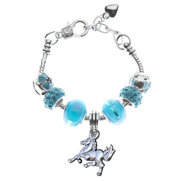 Horse charm bracelet for girl Clearance