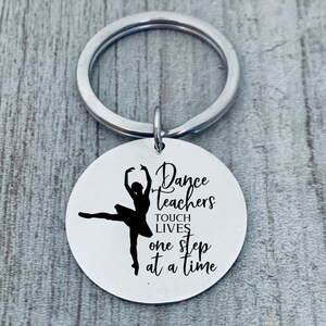 Dance teacher keychain discount