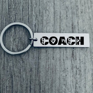 Gymnastics Coach Keychain, Gymnastics Coach Gift, Great Coach is Hard to Find But Impossible to Forget Coach, Thank you, Gymnast