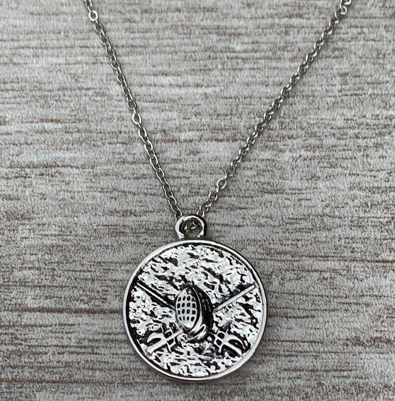 Fencing Charm Necklace Personalized Fencing Sport Gift for Etsy