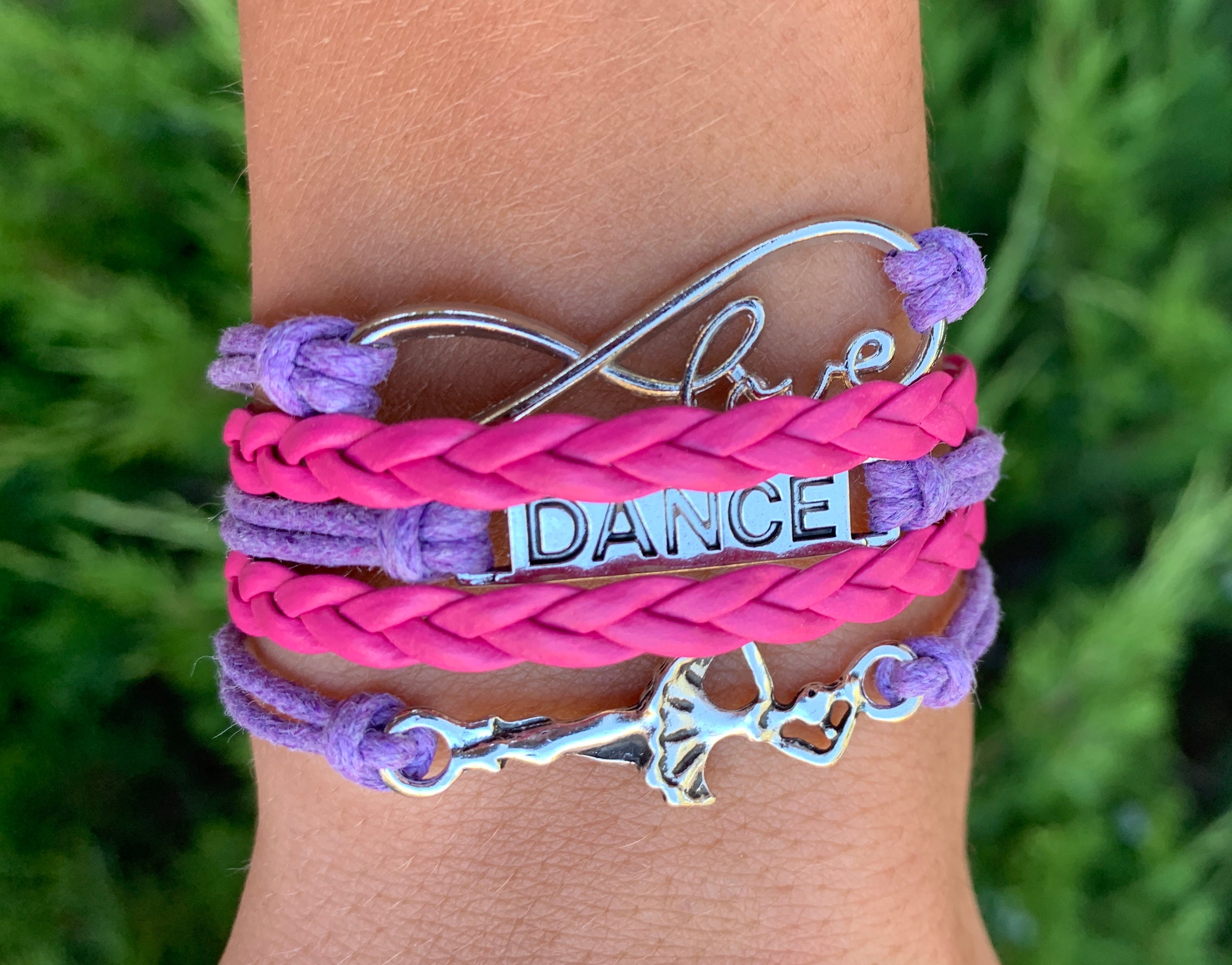 Girls Dance Bracelet Ballet Infinity Adjustable Bracelet Etsy