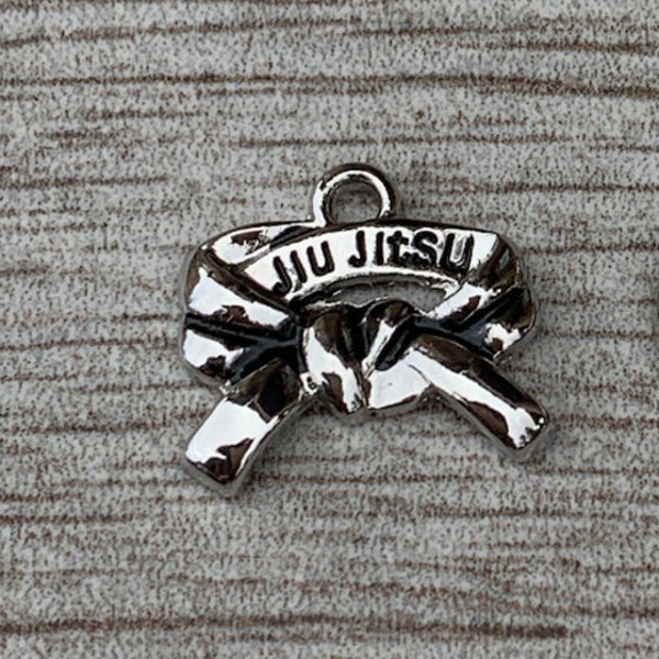 Jiu Jitsu Belt Charm, DIY, Necklace Charms, Jewelry Making