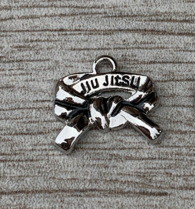 Jiu Jitsu Belt Charm DIY Necklace Charms Jewelry Making Etsy